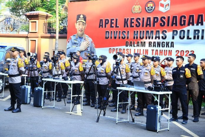 Kadiv Humas Tekankan Beberapa Hal Saat Gelar Apel Kesiapsiagaan Satgas Humas Polri Pengamanan Nataru