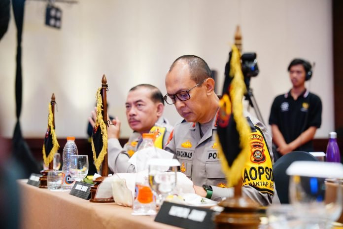 Kapolda Bersama PJU Polda Sumsel Hadiri Rakor Lintas Sektoral