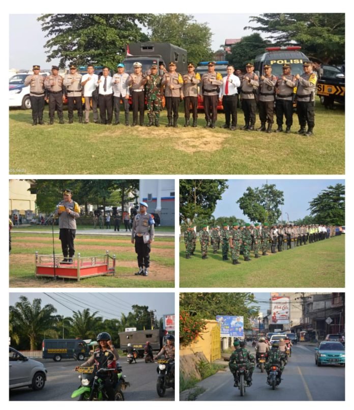 Kapolres Labusel Pimpin Apel Kesiapan Pengamanan Tahapan Kampanye Pemilu 2023-2024 Kabupaten Labusel