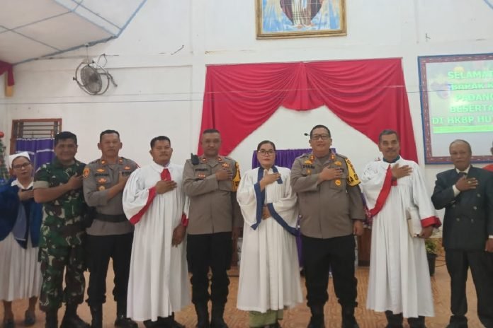 Kapolres Palas : Ibadah Natal Aman dan Damai di Padang Lawas