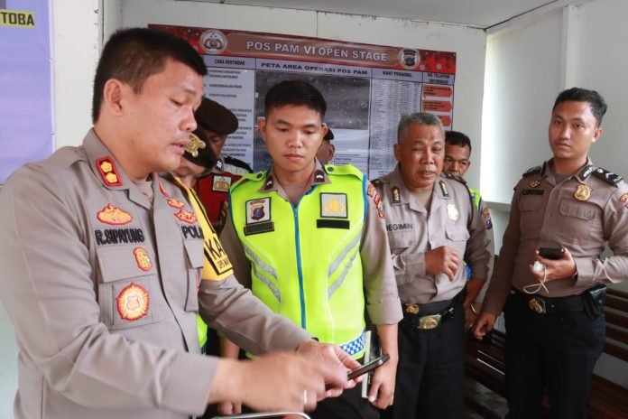 Kapolres Simalungun Pimpin Uji Petik Aplikasi SOT Polri Guna Optimalkan Operasi Lilin Toba 2023
