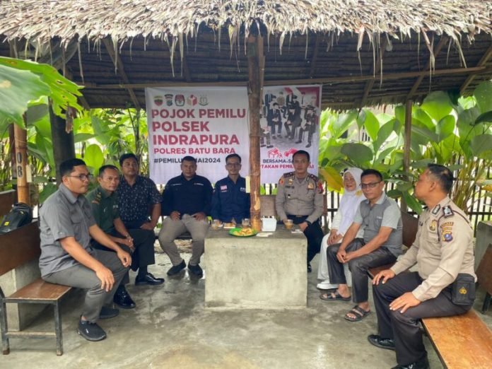 Kapolsek Indrapura Ajak Forkopinca Air Putih Ciptakan Pemilu Damai