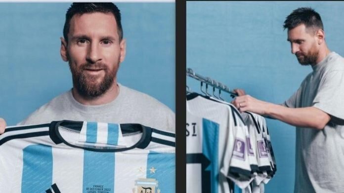 Kaus Messi pada Piala Dunia Qatar Terjual 7,8 Juta Dolar AS