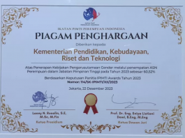 Kemendikbudristek Raih IPIMTI Award 2023 untuk Implementasi Kesetaraan Gender