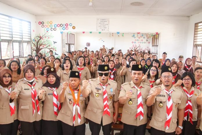 Ketua Kwarcab Pramuka Kota Pematang Siantar Buka Pelatihan/Kursus Mahir Dasar Pramuka Tahun 2023