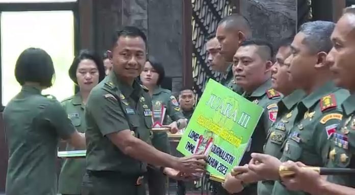 Kodim 1010/Tapin berhasil meraih Juara 3 Lomba Karya Jurnalistik kategori Dansatgas Media Elektronik