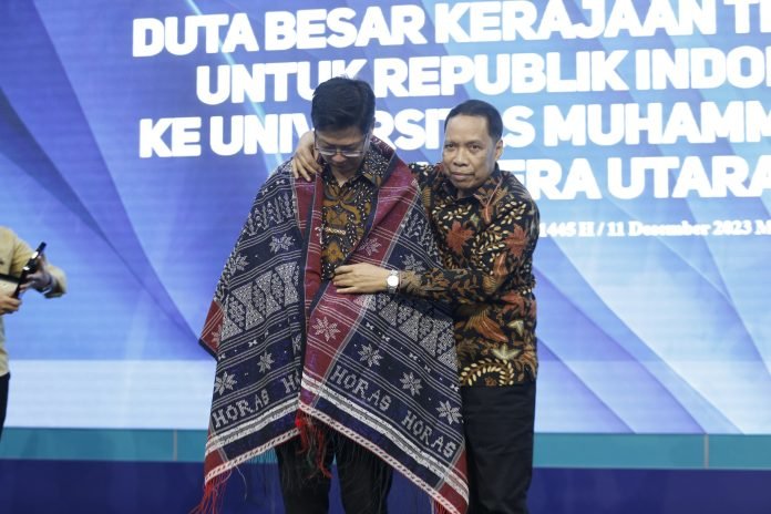 Kunjungi UMSU, Dubes Kerajaan Thailand Motivasi Mahasiswa