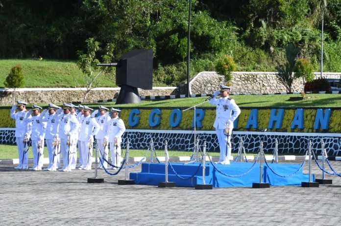 LANTAMAL XIII GELAR UPACARA PERINGATAN HARI ARMADA RI TAHUN 2023