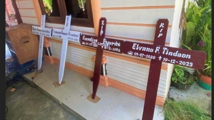 Lakalantas Maut di Tol Lubuk Pakam, Jenazah Hendri Tindaon, Istri Rosmalina Boru Pasaribu dan Anak Dimakamkan Satu Liang Lahat di Pemakaman Keluarga