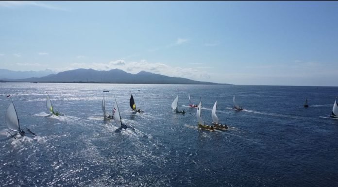 Lanal Banyuwangi Gelar Lomba Perahu Layar Tradisional