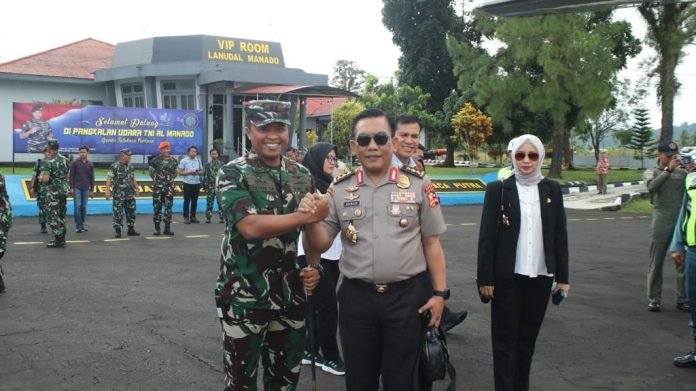 Lanudal Manado Dukung Pelayanan Penerbangan Kunker Plt. Gubernur Lemhannas RI