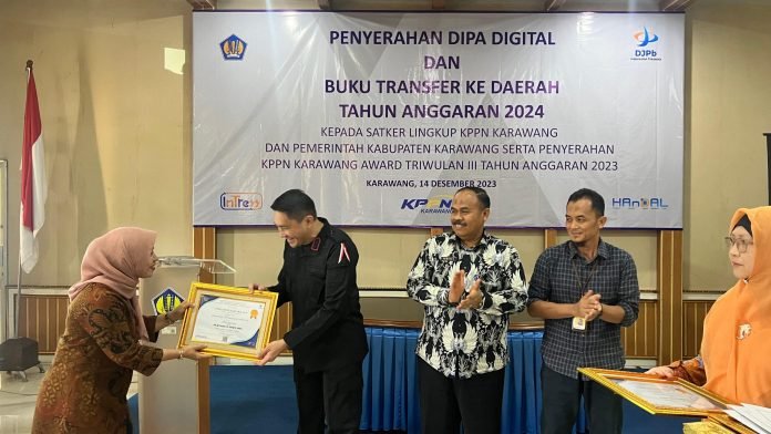 Lapas Karawang Raih 2 penghargaan KPPN Karawang Award