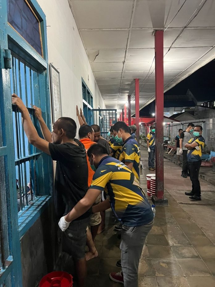 Lapas Pematangsiantar Gelar Razia Gabungan Sat Ops Patnal Dan Satgas Kamtib