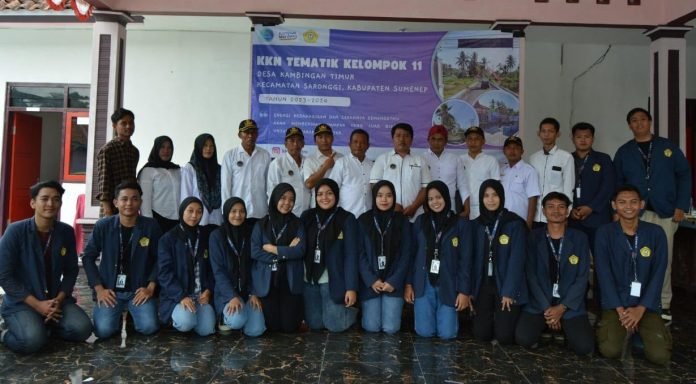 Mahasiswa sebagai Agent of Change, KKN Mahasiswa UTM di Desa Kambingan Timur Resmi Dibuka