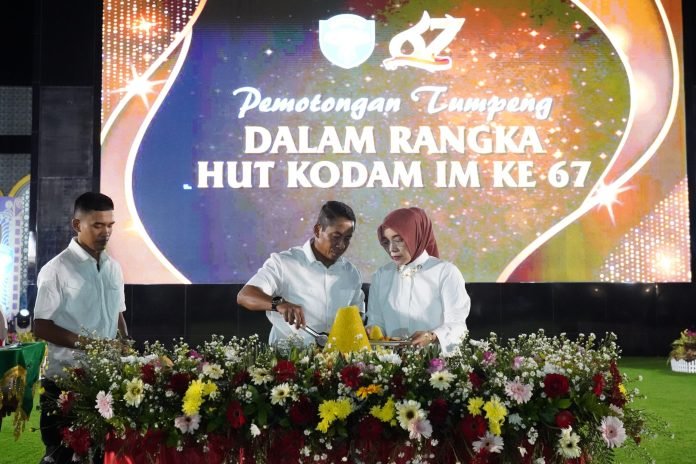 Malam Puncak HUT Kodam IM ke – 67 Tahun 2023