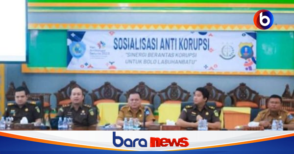 Mewakili Bupati, Sekda Buka Acara Sosialisasi Anti dan Berantas Korupsi Untuk Bolo Labuhanbatu.