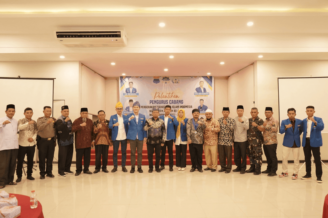 Sekdakab Ikuti Prosesi Pelantikan PC PMII Kabupaten Asahan 2023-2024