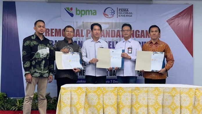 PGN, PTGN, PGE Teken Jual Beli Gas Untuk Pupuk Iskandar Muda