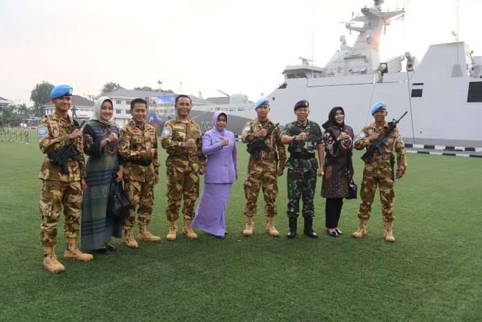 Pangkoarmada II Hadiri Upacara Pemberangkatan Satgas MTF TNI Konga XXVIII-O UNIFIL