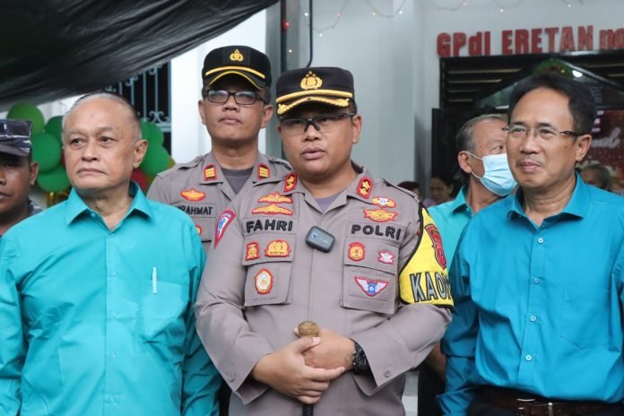 Pastikan Keamanan Ibadah Natal, Kapolres Indramayu Cek Gereja Secara Langsung