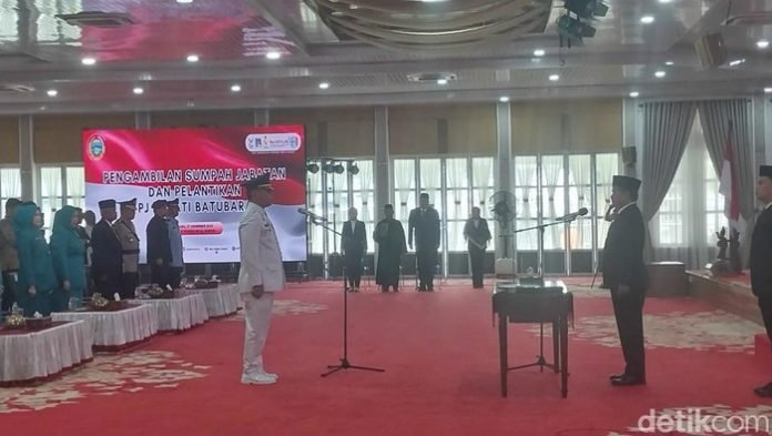 Pejabat Kemenko Polhukam Nizhamul Dilantik Jadi Pj Bupati Batu Bara