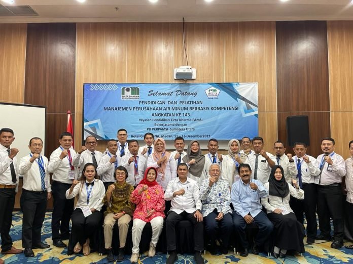 Pelatihan Manajemen Perusahaan Air Minum Angkatan 143 Berakhir