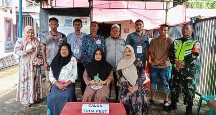 Pemilihan Tuha Peut Gampong Simpang Wie Berlangsung Sukses dan Damai