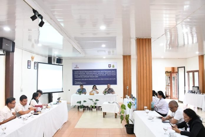 Pemkab Samosir Gelar Rapat Teknis Penajaman Rencana Aksi Percepatan Penurunan dan Penghapusan Angka Kemiskinan