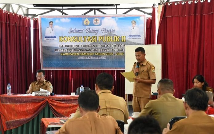 Pemkab Samosir Gelar Uji Publik KLHS RPJPD Tahap II