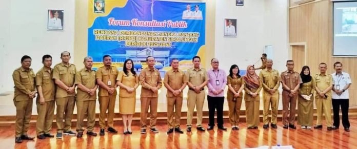 Pemkab Simalungun Gelar Forum Konsultasi Publik RPJPD Tahun 2025-2045