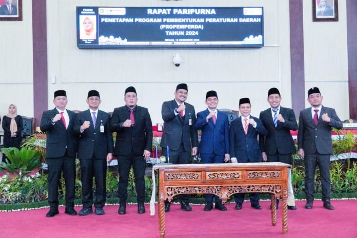 Pemko Medan dan DPRD Sepakati 16 Ranperda ke Dalam Propemperda Tahun 2024