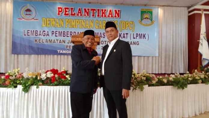 Pengukuhan DPC LPM Kecamatan Jatiuwung Haji Dul Gani Terpilih Jadi Ketua LPM Tahun 2023-2028