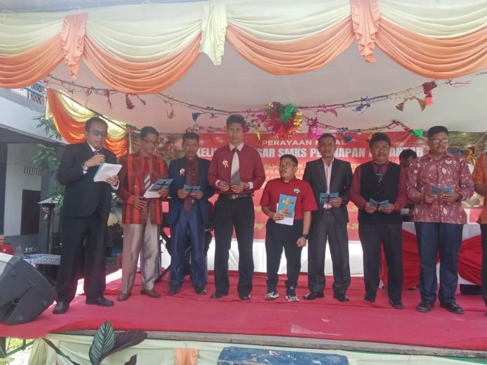 Perayaan Natal SMK Swasta Persiapan Pematang Siantar “Ciptakan Suasana Damai Sejahtera di Sekolah”
