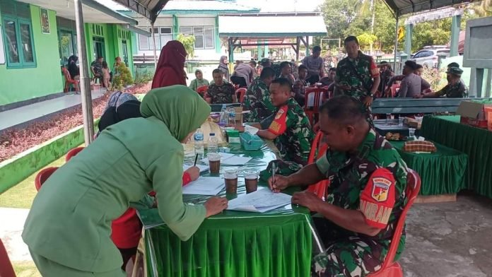 Peringati Hari Juang Kartika, Kodim 1305 Buol – Tolitoli Laksanakan Bakti Juang Donor Darah Dan Pemberian Santunan