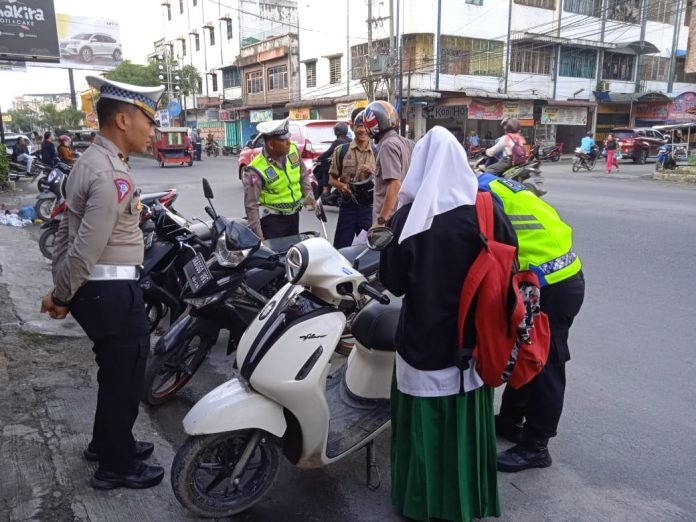 Petugas Satlantas Polres Asahan Gelar “Razia Buta”