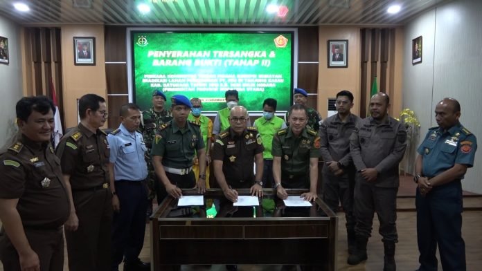 Pidmil Kejati Sumut Tahap II Perkara Koneksitas Dugaan Korupsi Eradikasi Lahan PT PSU Rp50,4 Miliar