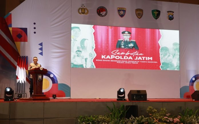 Polda Jatim Gelar Road Show, Generasi Emas Produktif Tanpa Narkoba