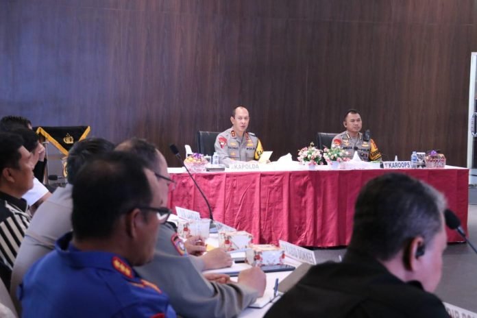 Polda Sumsel Bersama Pemda dan Stakeholder Melaksanakan Rakor Kesiapan Pengamanan Perayaan Nataru