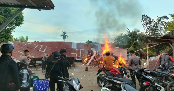 Polda Sumut Ratakan Jermal, Bandar Sabu Ditangkap Puluhan Penguna Narkoba diamankan