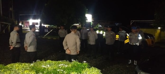 Polres Kuansing Laksanakan Pengamanan Kampanye Pemilu Damai 2024 di Wilayah Hukum Polsek Kuantan Mudik