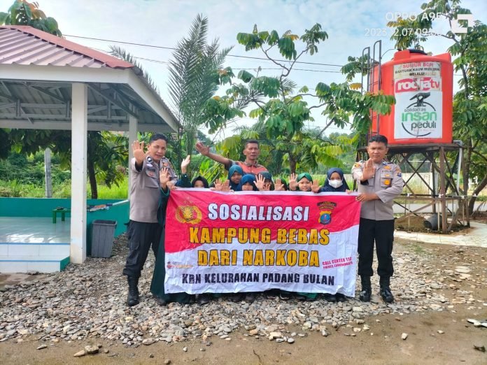 Polres Labuhanbatu Sosialisasi Bahaya Narkoba di KBN Padang Bulan