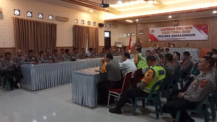 Polres Simalungun Telah Resmi Menggelar Latihan Pra Operasi (Ops) Lilin Toba 2023