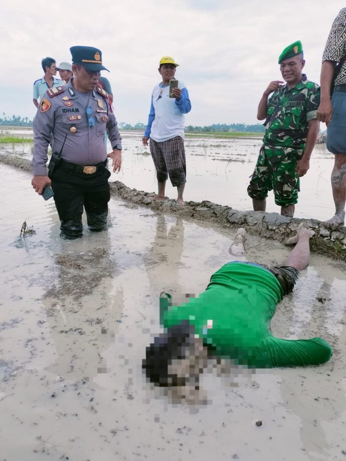 Polsek Firdaus Dan Satreskrim Polres Sergai Olah TKP Temuan Mayat S S