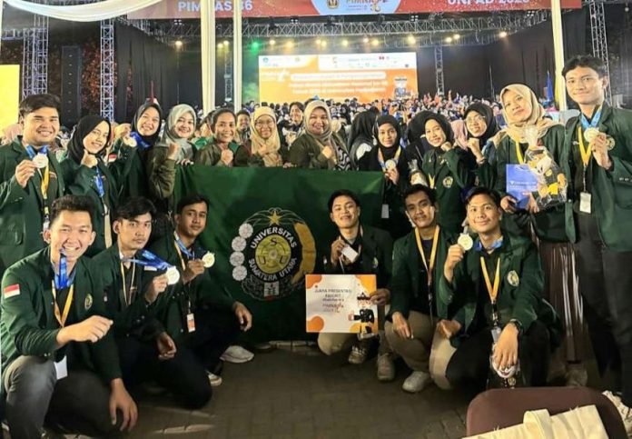 Prestasi Mahasiswa USU Meningkat, Boyong 3 Medali di Pimnas 2023
