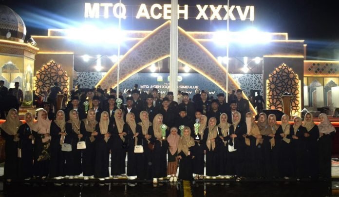 Raih Juara III MTQ, Kafilah Langsa Boyong 22 Piala