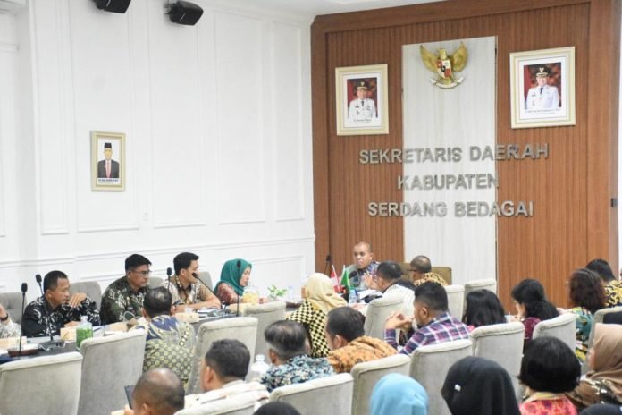 Rapat Persiapan HUT ke-20 Kabupaten Sergai Tahun 2024 Dipimpin Sekdakab