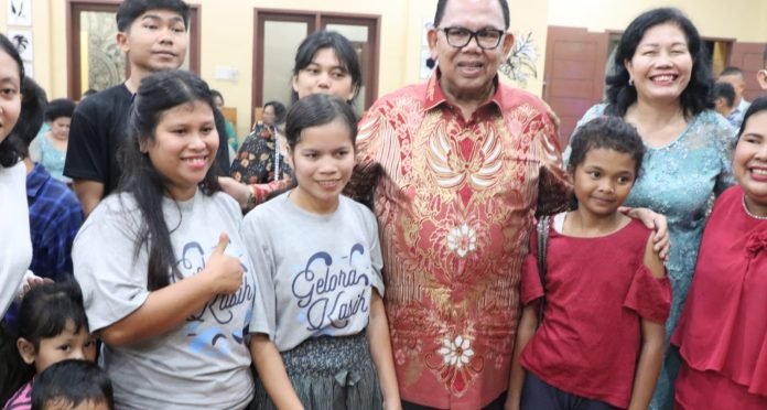 Rayakan Ulang Tahun, Baskami Ginting Bagikan Hadiah ke Anak Panti Asuhan