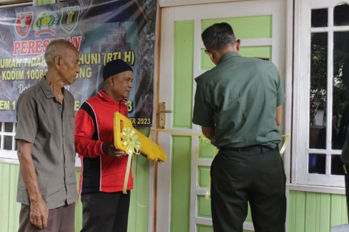 Rehab RTLH di Wilayah Kodim 1008/Tabalong Diresmikan Danrem 101/Antasari