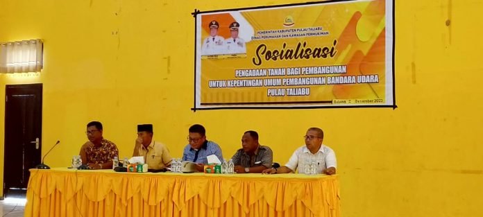 Rencana Pembangunan Bandar Udara di Taliabu Masuk Tahap Sosialisasi Pengadaan Tanah