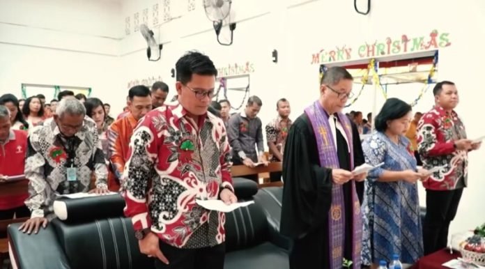 Rutan Kelas I Medan Kanwil Kemenkumham Sumatera Utara Gelar Perayaan Natal